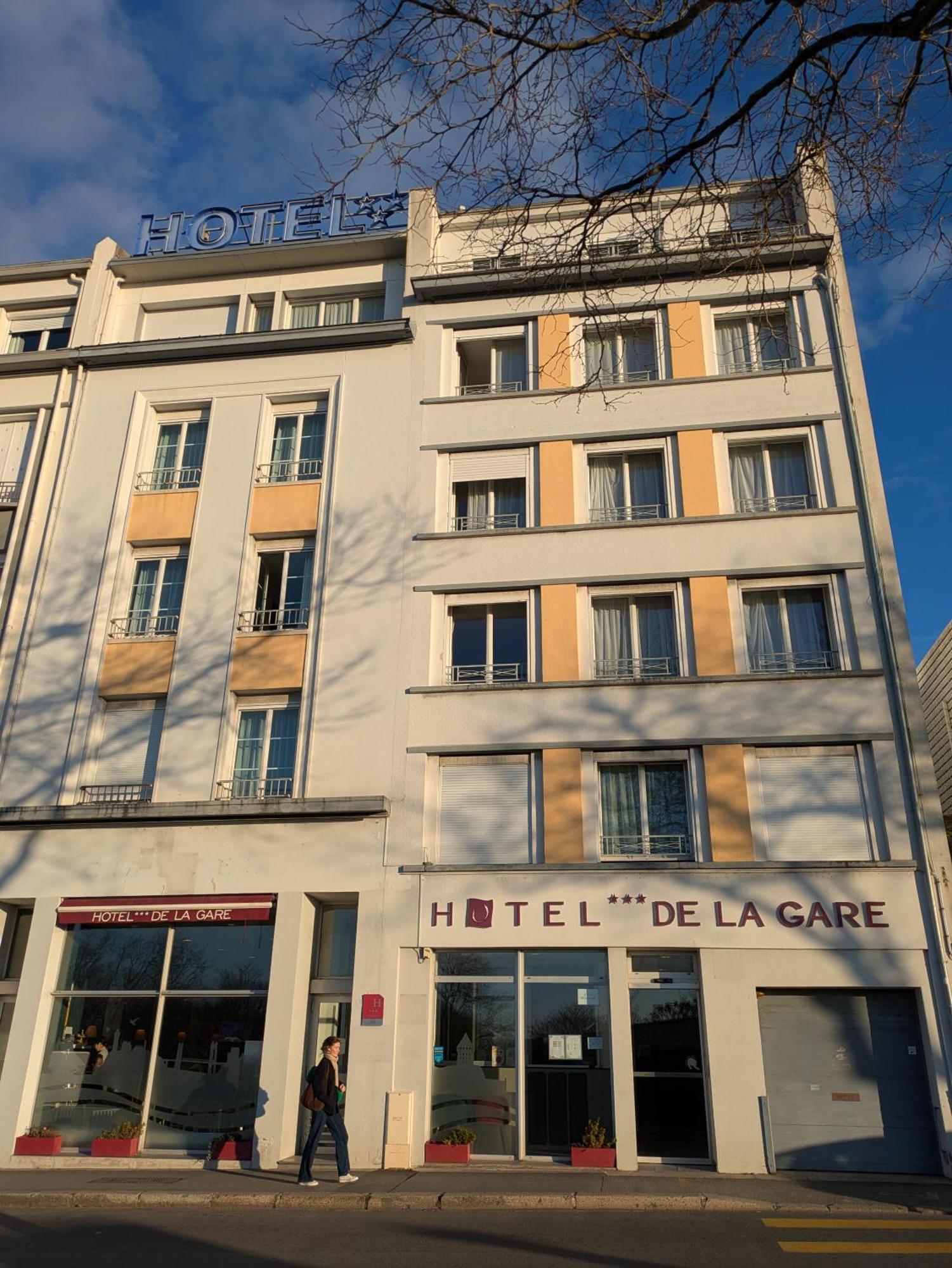 Hotel De La Gare Brest Bagian luar foto