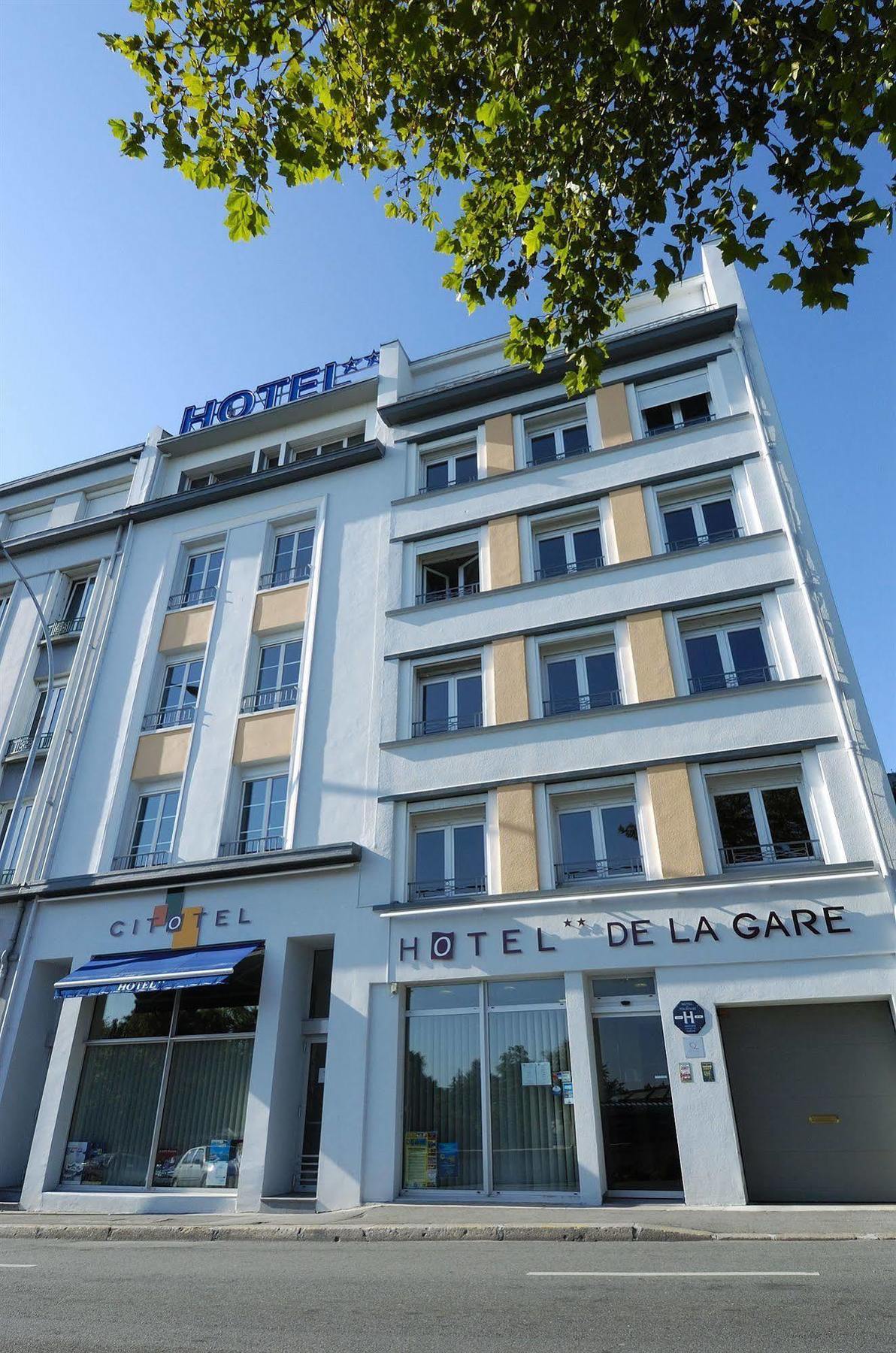 Hotel De La Gare Brest Bagian luar foto